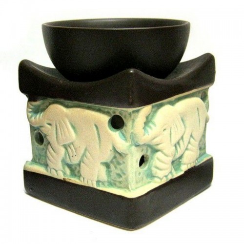 Аромалампа Слон 8см керамика