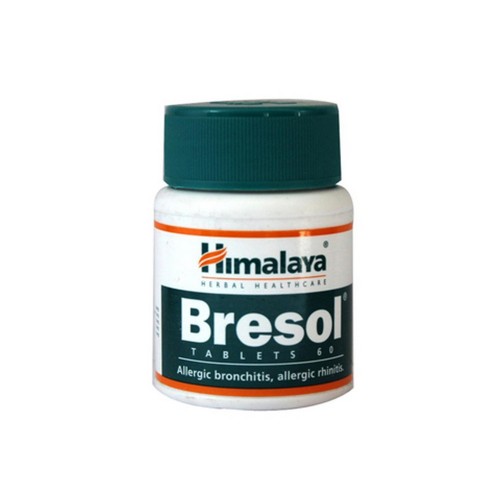 Himalaya Bresol Бреcол профилактика бронхиальной астмы 60 таблеток Индия