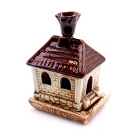 Аромалампа Дом керамика с глазурью 14см-10см-8см