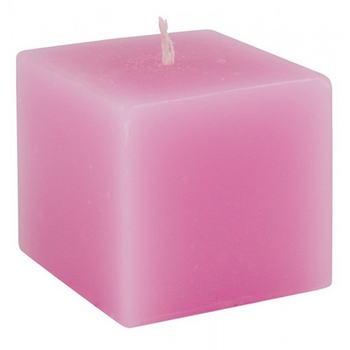 Свеча Куб 5 см светло-розовая парафин