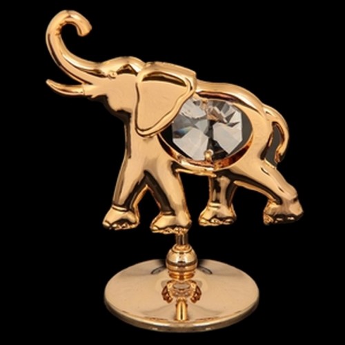 Сувенир «Слон», 3×6×5 см, с кристаллами Сваровски
