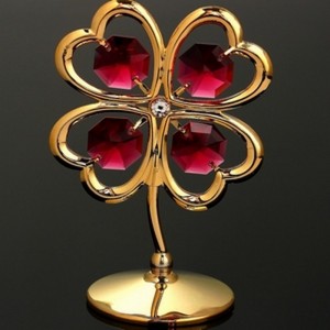 Сувенир "Цветок" 18х6х15 см, с кристаллами Сваровски