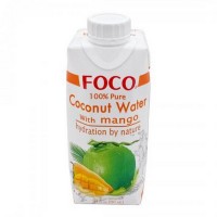 Кокосовая вода с манго Foco 330мл