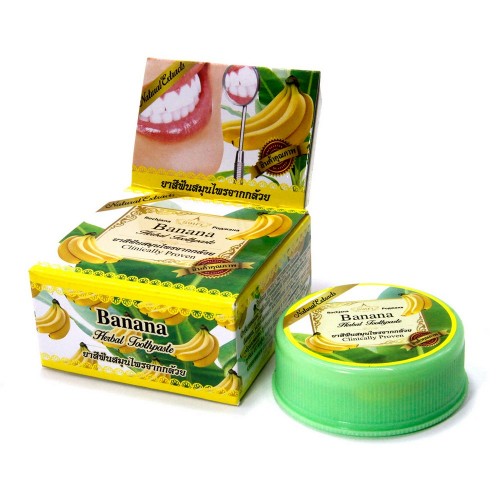 Зубная паста Thai Herbal Toothpaste с экстрактом Банана 30гр Таиланд
