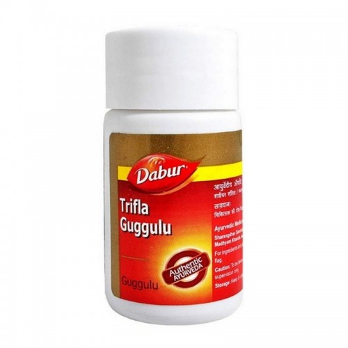 Трифала Гуугул (Triphala guggulu) от шлаков и токсинов - пищевая добавка 40 табл.