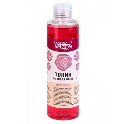 AASHA Тоник Розовая вода 200мл. Индия