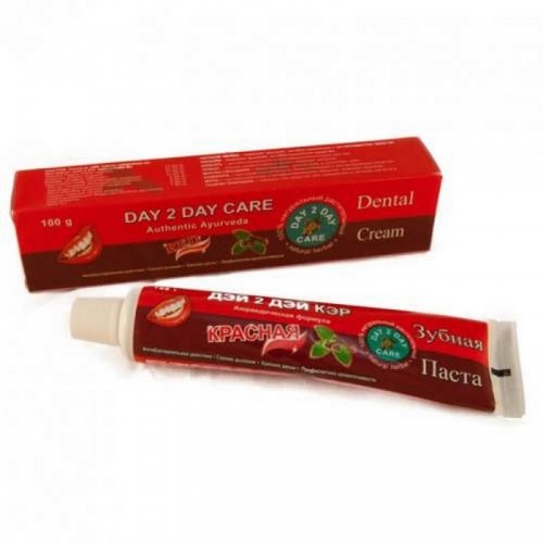 Зубная паста Красная Day2Day (Дэй Ту Дэй Кэр) 100гр Индия