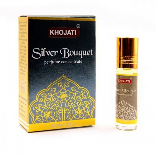 Масло парфюмерное Silver Bouquet Khojati 6ml Серебрянный букет 6ml Индия