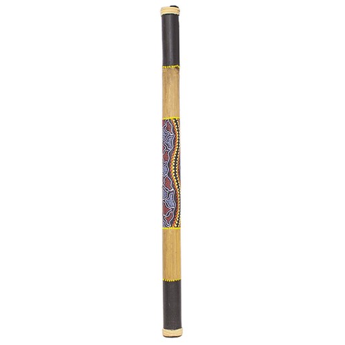 Шум Дождя 80 см австралийская мозаика в желто-красных тонах в ассортименте бамбук