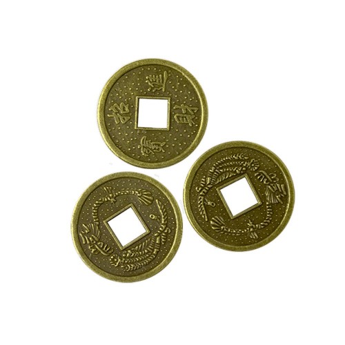 Монета китайская диаметр 2 см бронза металл