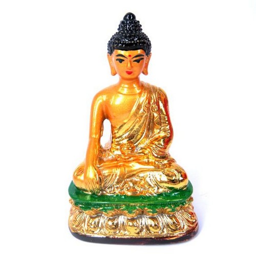 Золотой Будда фигурка 8,5см пластик
