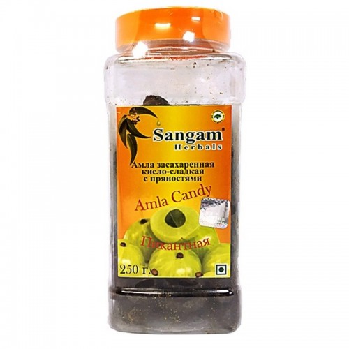 Амла засахаренная кисло-сладкая Сангам, 250 гр